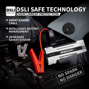 Batterie de démarrage de voiture portable Yesper Speed 2160 avec démarreur de banque d'alimentation 16000mAh pour SUV - Product Image 4