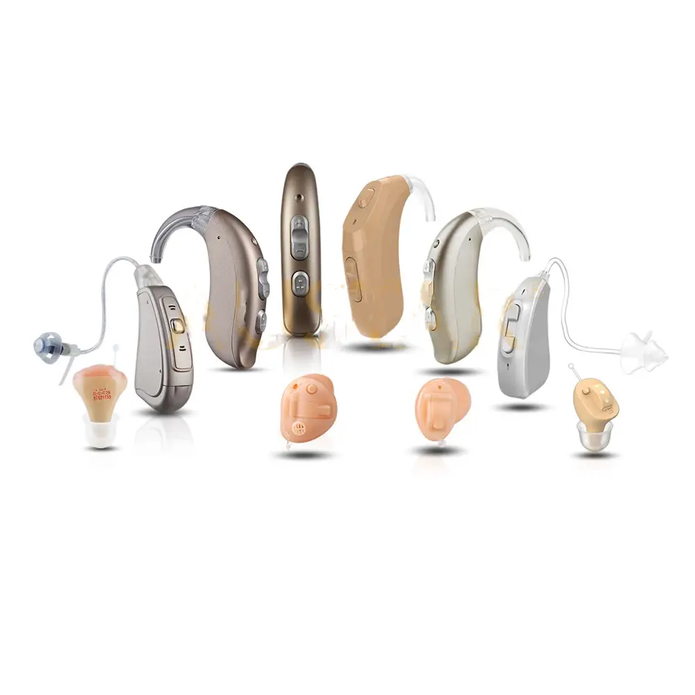 High Quality 2 Channel Wholesale Digital Programmable BTE Hearing Aid For Elder People Deafness