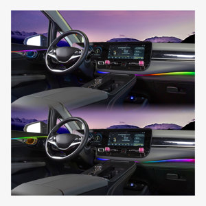 'Cardi' K4 Plus 14 trong 1 bộ đèn xung quanh nội thất xe hơi với ứng dụng tự phát triển và đèn Dải cửa cố định để sử dụng phổ quát - Product Image 2