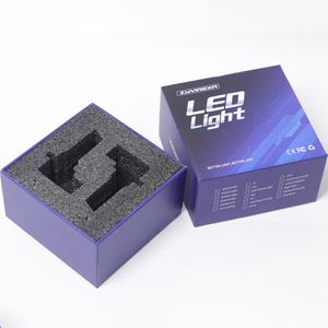 Caja de Embalaje de Cartón de Lujo con Logotipo Personalizado, Caja de Embalaje para Faros de Coche, Cajas de Embalaje para Bombillas LED con Inserto de Espuma - Product Image 4