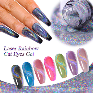 Zrkgel ชุดเจลทาเล็บแบบเจลสีรุ้งสำหรับทำเล็บแบบยูวีแม่เหล็กสำหรับร้านเสริมสวย - Product Image 2