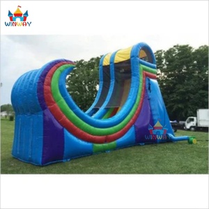 Scivolo d'Acqua Commerciale Gigante da Esterno 21ft in <span class=keywords><strong>PVC</strong></span> Arcobaleno <span class=keywords><strong>per</strong></span> Adulti e Uso Scolastico - Product Image 6