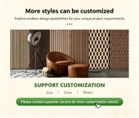 Panneau acoustique flexible en lattes de bois, courbé, en MDF Akupanel pour la décoration murale de colonnes rondes, insonorisant, en fibre de polyester