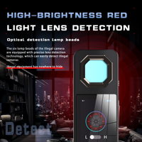 Détecteur de caméra cachée intelligent F333 AI, écran tactile complet, détecteur de signal sans fil, localisateur GPS, dispositif anti-espionnage