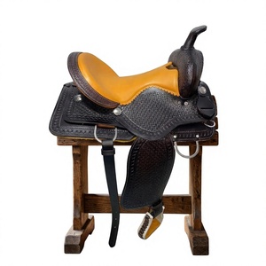 Sillín de Carreras Inglés de Cuero Genuino 100% Ecológico NA93 de BS International, con Estructura de Madera y Acero Inoxidable SUS304, Venta al Por Mayor - Product Image 1