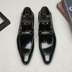 Zapatos de Vestir de Cuero de Diseño de Lujo para Hombre, Duraderos, Casuales, de Negocios, de Oficina, de Primera Calidad, de Piel de Vacuno, Negros, Tipo Derby - Product Image 6