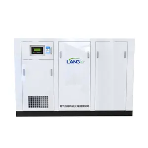 Langair energy stable two stage low pressure rotary Screw air compressor 110 / 132 /160 kw 150 /176/215 hp 6 / 8/10 /13/16 Bar