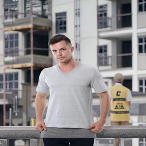 Traje de Seguridad Personalizado Gris, Directo de Fábrica, Resistente a Desgarros, Estilo Camiseta, Material HPPE PE, Venta al Por Mayor - Product Image 3