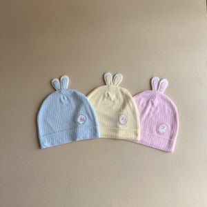 Chapeau pour bébé garçon et fille, type A, chapeau en forme de crâne, 0-6 mois - noué pour protéger la fontanelle - type A certifié pour les nouveau-nés - Product Image 2