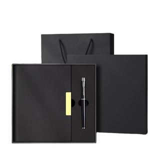Articles promotionnels : Carnet en PU, stylo à bille personnalisé, papeterie d'affaires, cadeau, stylo-agenda, logo personnalisé, ensemble carnet A5 et stylo - Product Image 2