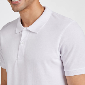 Wholesale Best Price 100% Cotton Turn Collar <b>Men</b> Street Wear polo <b>Shirts</b> Comfortable Breathable High Quality Knitted Polo <b>Shirts</b> - Product Image 3
