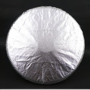 Venta al por mayor Anti-escaldado Parasol Aislamiento térmico Película de aluminio Cubierta del <span class=keywords><strong>volante</strong></span> del coche Cubierta antipolvo Fibra de cuero Interior - Product Image 1