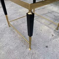 Support de table carré épaissi en acier inoxydable moderne pour café, restaurant, usage commercial, support de mobilier
