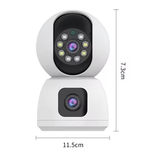 Hot Sell Dual Lens 2.4G Security <strong>Camera</strong> 1080P Wireless Wifi Indoor <strong>Camera</strong> with 2 <strong>Way</strong> <strong>Talk</strong> Plug in Home Baby Pet <strong>Camera</strong> - Product Image 2