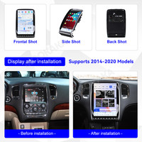 Radio 14,5 pouces pour Dodge Durango 2014-2020, lecteur multimédia DVD Android pour voiture, navigation GPS, stéréo, CarPlay sans fil, autoradio