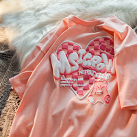T-Shirts Homme et Femme Personnalisables Logo en Gros, Coton de Haute Qualité, Grandes Tailles, Impression Gonflée, T-Shirt Uni Oversize