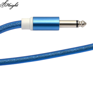 Gitarrenkabel 1m 6,35mm Gerade 1/4 Zoll Instrumenten-Audiokabel Nylon-Ummanteltes E-Bass-Kabel Fabrikfertigung - Product Image 5