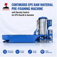 Machine de pré-moussage continue pour matières premières EPS avec contrôle de densité pour EPS Hourdi & Asmolen