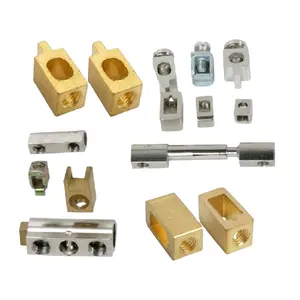 china CNC lathe machining Brass NEUTRAL LINK EARTH TERMINAL ELECTRICAL CONNECTORS AND TERMINALS pcb terminal blocks with screw