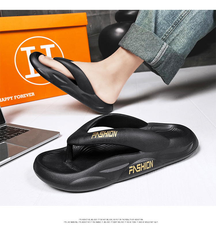 2022 New Summer Couples Filp flops Outdoor Beach Slippers Casual Thick Sole Large Size Shoes