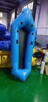 Packraft léger en PVC/TPU pour la navigation en eaux calmes et en eaux vives, idéal pour les aventures fluviales
