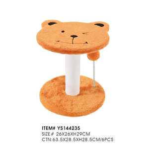 Mini poste rascador <span class=keywords><strong>para</strong></span> gatos con cuerda de algodón, árbol <span class=keywords><strong>para</strong></span> gatos de peluche al por mayor - Product Image 1