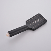 Baño música ducha 12 pulgadas LED lluvia negro ducha conjunto cascada lluvia ducha sistema caliente y frío mezclador grifo