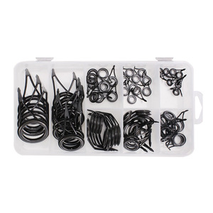 Set di 75 Anelli Guida in Ceramica e Acciaio Inossidabile per Canna da <span class=keywords><strong>Pesca</strong></span>, Accessori per la <span class=keywords><strong>Pesca</strong></span> in Lago, Fiume e Torrente - Product Image 2