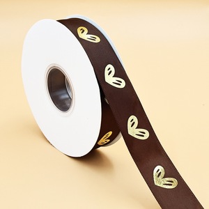 Wide Size Custom Satin Ribbon Full Print Design For <b>Large</b> <b>Gift</b> <b>Box</b> And Wedding Backdrop - Product Image 2