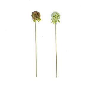 Flores Artificiales de Scabiosa <span class=keywords><strong>Billy</strong></span> Ball, Flores de Seda con Forma de Molino de Viento, Ramo de Flores DIY, Planta Decorativa para Decoración del Hogar y Oficina - Product Image 5