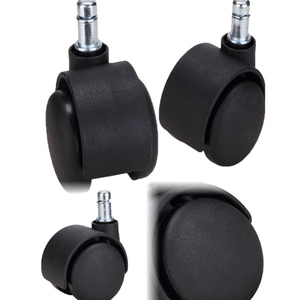 50mm 40kg Load Modern Eco Friendly <b>Plastic</b> Swivel Casters Adjustable Replacement <b>Wheels</b> For School Office Furniture Chairs - Product Image 2