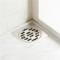 SANIVITAL - Rejilla de Desagüe para Baño con Filtro Desodorizante de Gran Capacidad y Diseño Moderno, Fácil de Limpiar