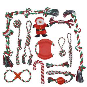 Beste ontwerp duurzame milieuvriendelijke polyester touw kerst hondenspeelgoed sets groothandel seksspeeltjes voor honden - Product Image 2