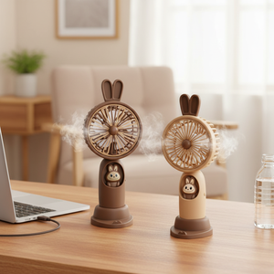 Ventilatore Portatile Mini USB SY960E con Nebulizzatore, 3 Velocità, 5 Modalità di Ventilazione, Pieghevole con Luce per Uso Domestico e in Auto - Product Image 3