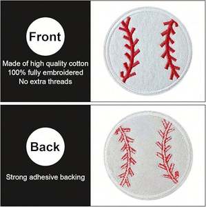 Patchs brodés aux couleurs vives pour la couture/la thermocollation, appliques pour vêtements, robes, chapeaux, jeans, accessoires de bricolage - Product Image 5