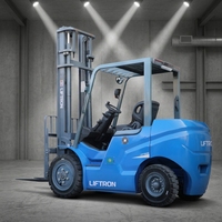 Chariot élévateur électrique industriel de distribution de matériaux Liftron CPD25 pour entrepôt