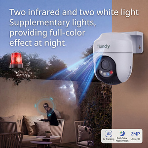 Cámara CCTV Tiandy para uso doméstico, cámara de red Wi-Fi, alcance IR de hasta 50 m, altavoz y micrófono incorporados, cámara PT Wi-Fi Tiandy - Product Image 5