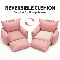 Coussin de siège de voiture portable pour chien en tissu Oxford imperméable avec poignée, amovible et lavable, pour SUV, voiture et camion