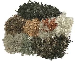 Flocons de couleur métallique décoratifs, flocons de mica pour peinture époxy et revêtement plastique, application par pulvérisation, texture murale - Product Image 4