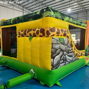 Château gonflable commercial sur le thème <span class=keywords><strong>des</strong></span> animaux de la jungle et du <span class=keywords><strong>zoo</strong></span>, idéal pour la location et les événements festifs - Product Image 5