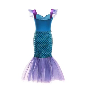 Disfraz <span class=keywords><strong>de</strong></span> Princesa <span class=keywords><strong>de</strong></span> Dibujos Animados, Vestido <span class=keywords><strong>de</strong></span> Cosplay <span class=keywords><strong>de</strong></span> la <span class=keywords><strong>Sirenita</strong></span>, Jazmín, Bella, Elsa, Disfraz <span class=keywords><strong>de</strong></span> Fiesta <span class=keywords><strong>de</strong></span> Carnaval <span class=keywords><strong>para</strong></span> Niñas - Product Image 3