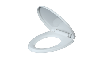 Asiento de Inodoro Clásico Blanco con Superficie Fácil de Limpiar y Tope Antideslizante, Diseñado para Adaptarse Perfectamente a la Mayoría de los Inodoros Estándar - Product Image 6
