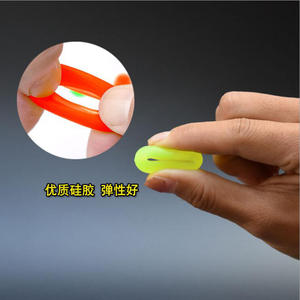 แหวนกันลื่นซิลิโคนสำหรับคันเบ็ดตกปลาแบบกว้าง ปิดผนึกอย่างดี สำหรับอุปกรณ์ตกปลา - Product Image 5