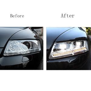 Faro Anteriore per Audi <span class=keywords><strong>A6</strong></span> S6 C6, Upgrade a Faro Matrix con Fari a LED Modificati 2005 2006 2007 2008 2009 2010 2011 - Product Image 3