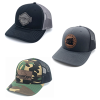Casquettes personnalisées, casquette avec patch en cuir gravé au laser, Rdson 112, casquette de camionneur FPR, casquette de baseball personnalisée pour jeunes, casquette de baseball personnalisée Farm Merch
