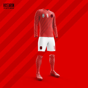 Camiseta de Fútbol Retro Sublimada HOSTARON, Versión Personalizada para Jugadores, Uniforme de Fútbol para Equipos Escolares, Uniformes de Fútbol - Product Image 1