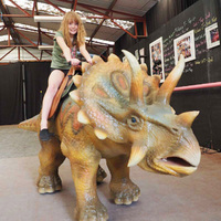 Vente chaude de dinosaure à pied Animatronic à monter dans la fabrication de taille réelle réaliste pour Dino Park