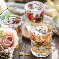 Meistverkaufte Luxuriöse Handgemachte Transparente Gelee-Säulenkerze mit Getrockneten Blumen für Hochzeit, Weihnachten, Neujahr, Heimdekoration - Aromatherapie