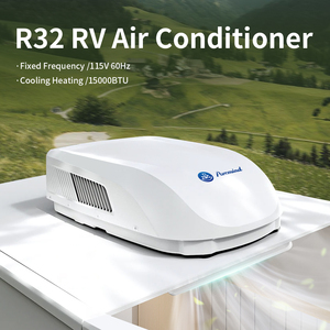 แอร์ติดหลังคาโรงงานผลิตเอง 220V R32 9000 12000 15000BTU ระบบทำความเย็นและความร้อน สำหรับรถบ้าน ตัวแทนจำหน่าย OEM น้ำยา R32 เป็นมิตรกับสิ่งแวดล้อม - Product Image 4