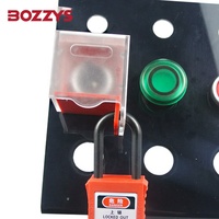 Couvre-boutons d'arrêt d'urgence en plastique transparent, verrouillage de sécurité, matériau PC, cadenas pour porte, empêche toute touche accidentelle